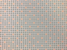 Load image into Gallery viewer, Designer Grey Orange Geometric Small Scale Abstract Upholstery Fabric