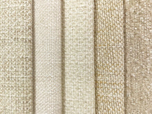Load image into Gallery viewer, Crypton Stain Water Resistant Mid Century Modern Basketweave Tweed Chenille Ivory Tan Taupe Beige Upholstery Fabric RMCR IV