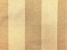 Load image into Gallery viewer, Beige Stripe Canvas Herringbone Nautical Upholstery Drapery Fabric