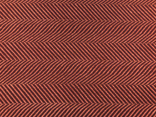 Load image into Gallery viewer, Reversible Burgundy Mauve Rose Herringbone Geometric Chenille Water Resistant Upholstery Fabric