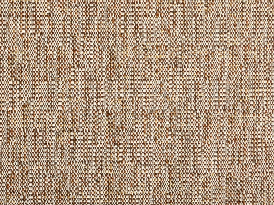 Crypton Water & Stain Resistant Nautical Textured Basketweave Chestnut Brown Beige Upholstery Fabric