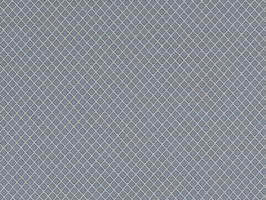 French Blue Grey Petite Diamond Upholstery Drapery Fabric