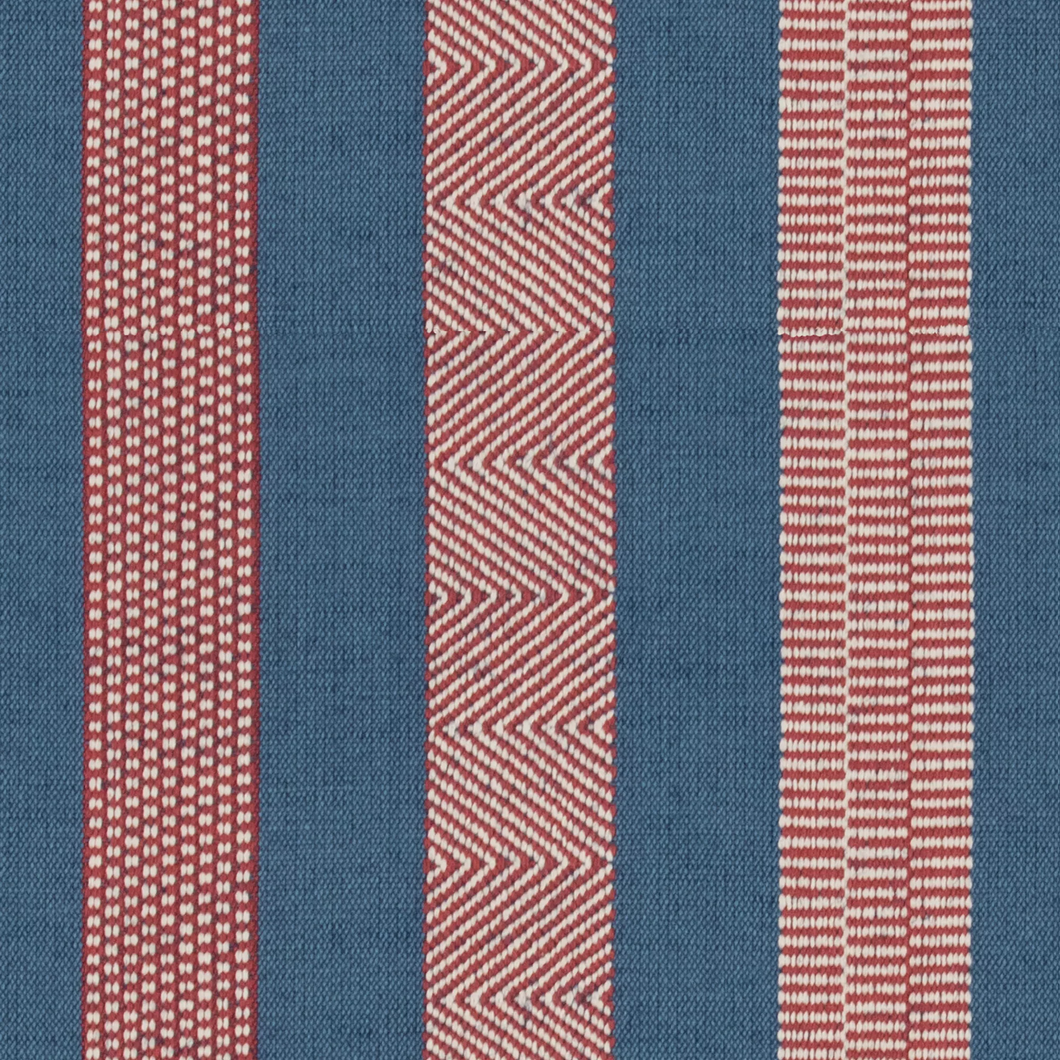 Lee Jofa Berber Fabric / Denim/Ruby