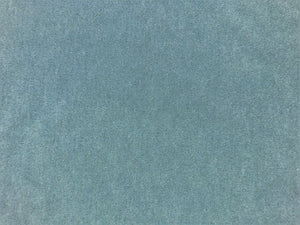 33" x 54" Designer Steel Gray Blue Water & Stain Resistant Mohair Velvet Upholstery Fabric