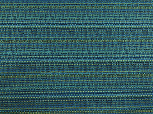 Load image into Gallery viewer, Designer Water &amp; Stain Resistant Navy Royal Blue Yellow MCM Tweed Upholstery Fabric