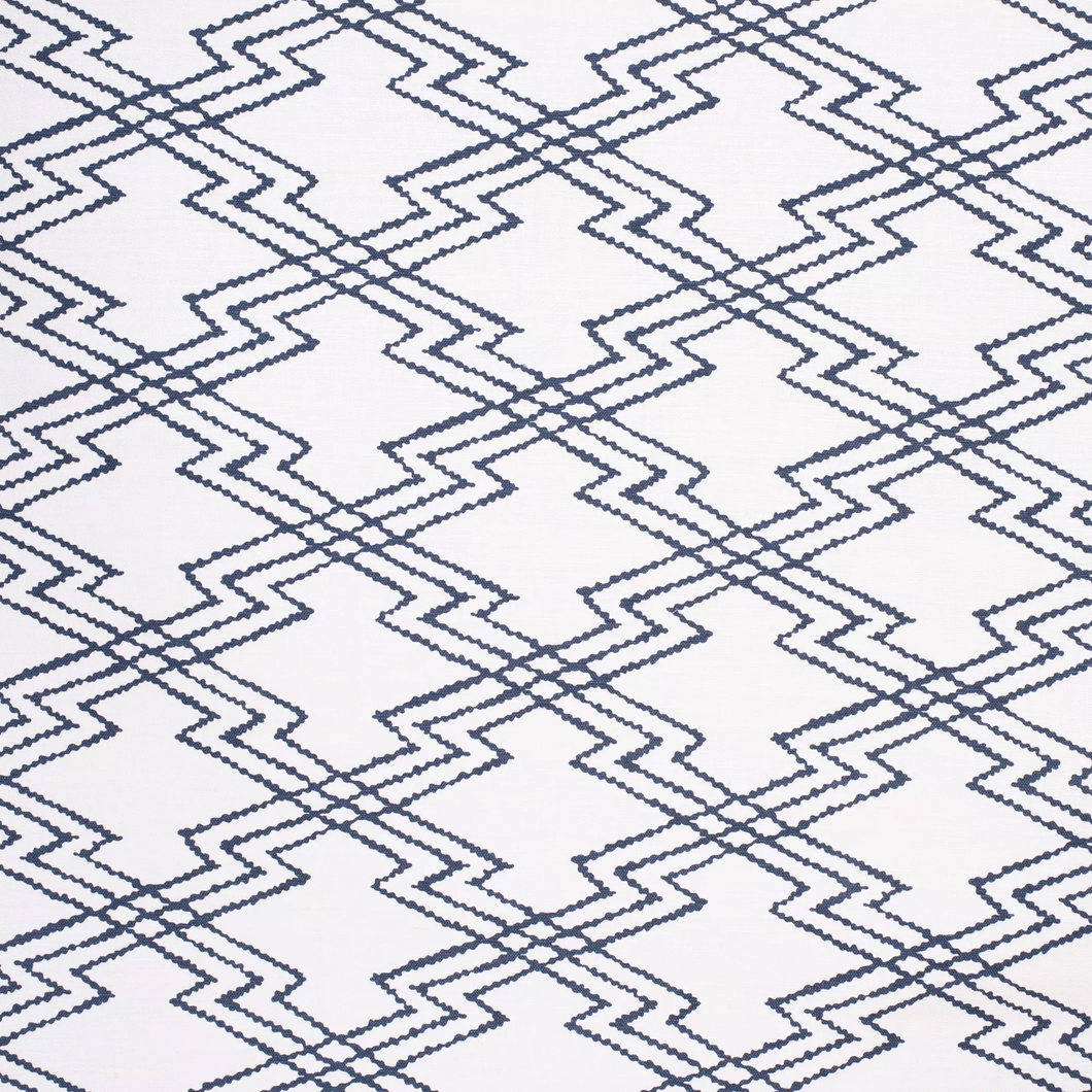Lee Jofa Via Krupp Bis Fabric / Navy