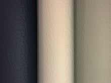 Load image into Gallery viewer, Heavy Duty Midnight Blue Pearl Fossil Grey Vegan Faux Leather Upholstery Vinyl