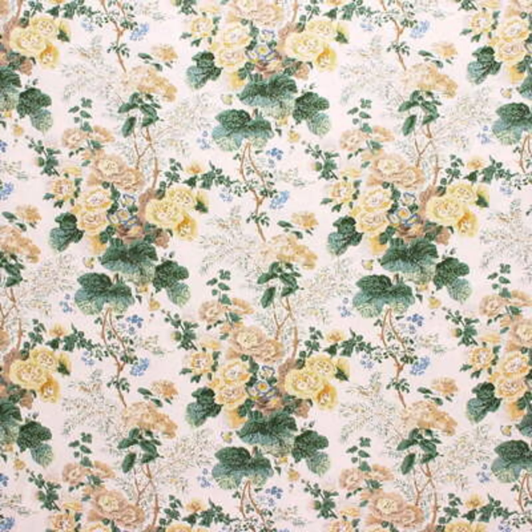 Lee Jofa Althea Cotton P Fabric / Citron