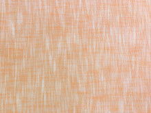 Load image into Gallery viewer, Designer Water &amp; Stain Resistant Orange White Tweed Indoor Outdoor Upholstery Fabric