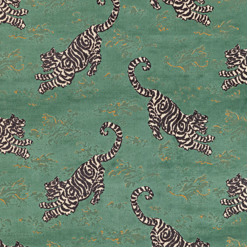 Lee Jofa Bongol Velvet Fabric / Jade