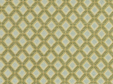 Load image into Gallery viewer, Heavy Duty Geometric Diamond Aqua Blue Green Upholstery Drapery Fabric
