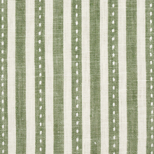 Load image into Gallery viewer, Schumacher Mathis Ticking Stripe Fabric 180591 / Sage