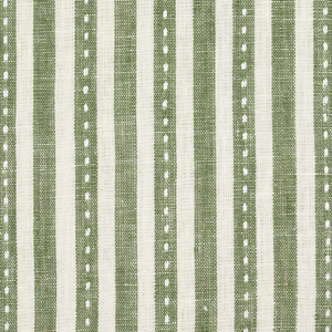 Schumacher Mathis Ticking Stripe Fabric 180591 / Sage
