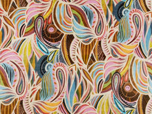 Load image into Gallery viewer, Designer Blue Mustard Gold Green Pink Beige Red Abstract Art Deco Velvet Upholstery Fabric
