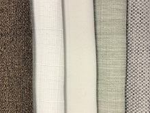Load image into Gallery viewer, Light Dimming Brown Off White Gray Tweed Smooth Basketweave MCM Mid Century Modern Drapery Fabric RM-Classic