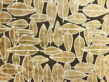 Load image into Gallery viewer, Pollack &amp; Associates Leaf Beige Brown Taupe Abstract Botanical Upholstery Velvet Fabric