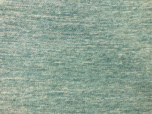 Load image into Gallery viewer, Designer Linen Flax Wool Seafoam Green Teal Beige Woven Tweed MCM Upholstery Fabric