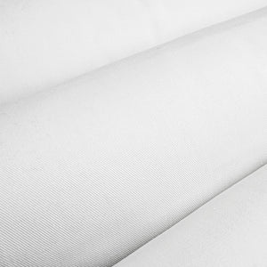 Heavy Duty Organic Cotton / Cotton Blend White Twill Upholstery Drapery Fabric