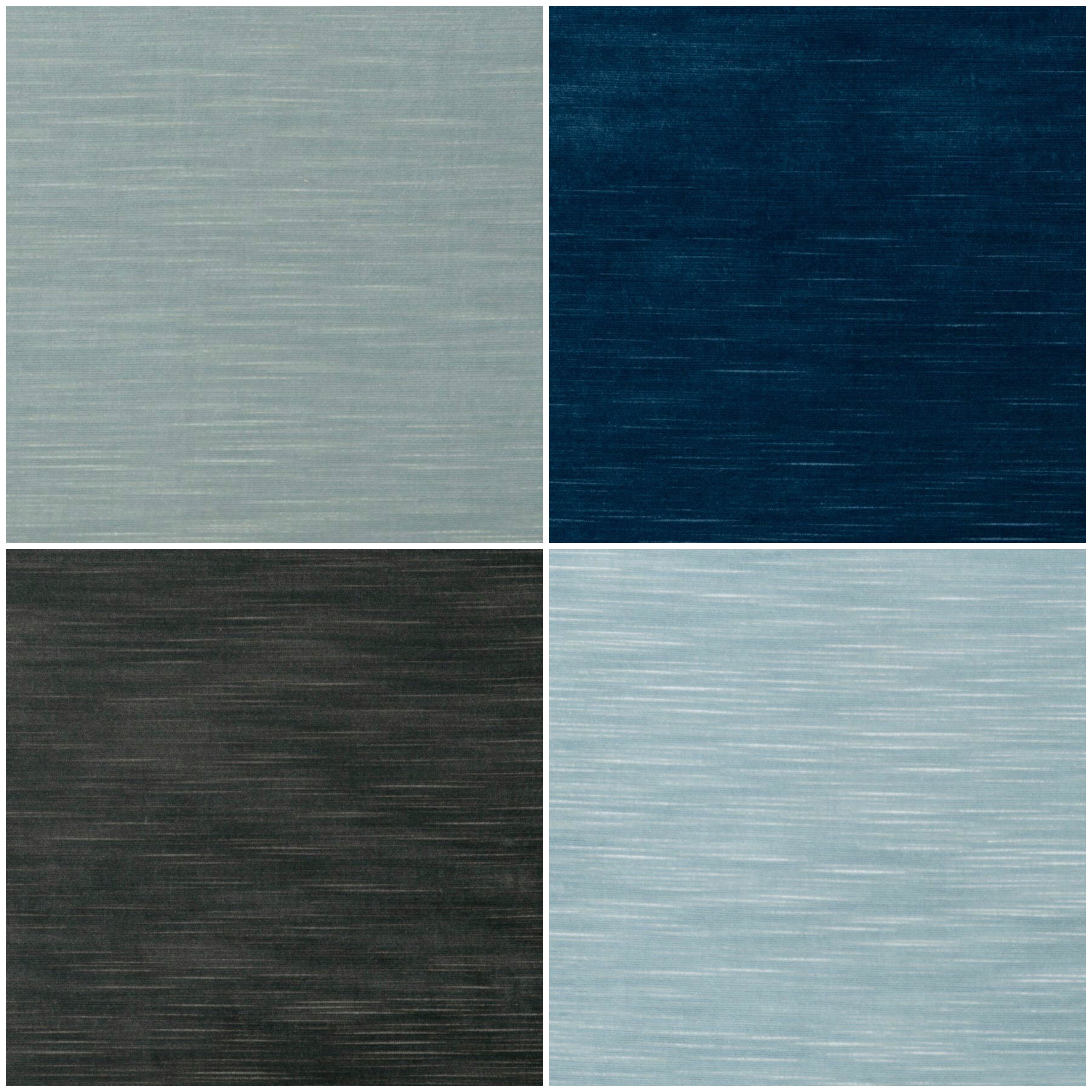 Heavy Duty Seafoam 2024 Royal Blue Charcoal Velvet Upholstery Fabric FB