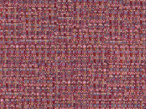 Water & Stain Resistant Purple Magenta Blue Black MCM Tweed Upholstery Fabric