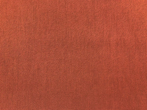 Terracotta Clay Rusty Brown Mid Century Modern Woven Upholstery Fabric
