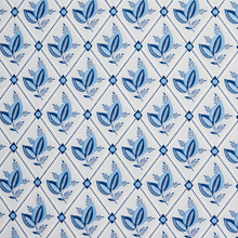 Load image into Gallery viewer, Schumacher Basile Trellis Fabric 180570 / Porcelain