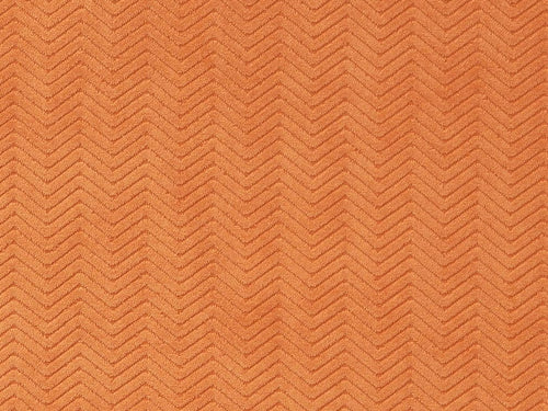 Heavy Duty Orange Geometric Chevron Upholstery Fabric