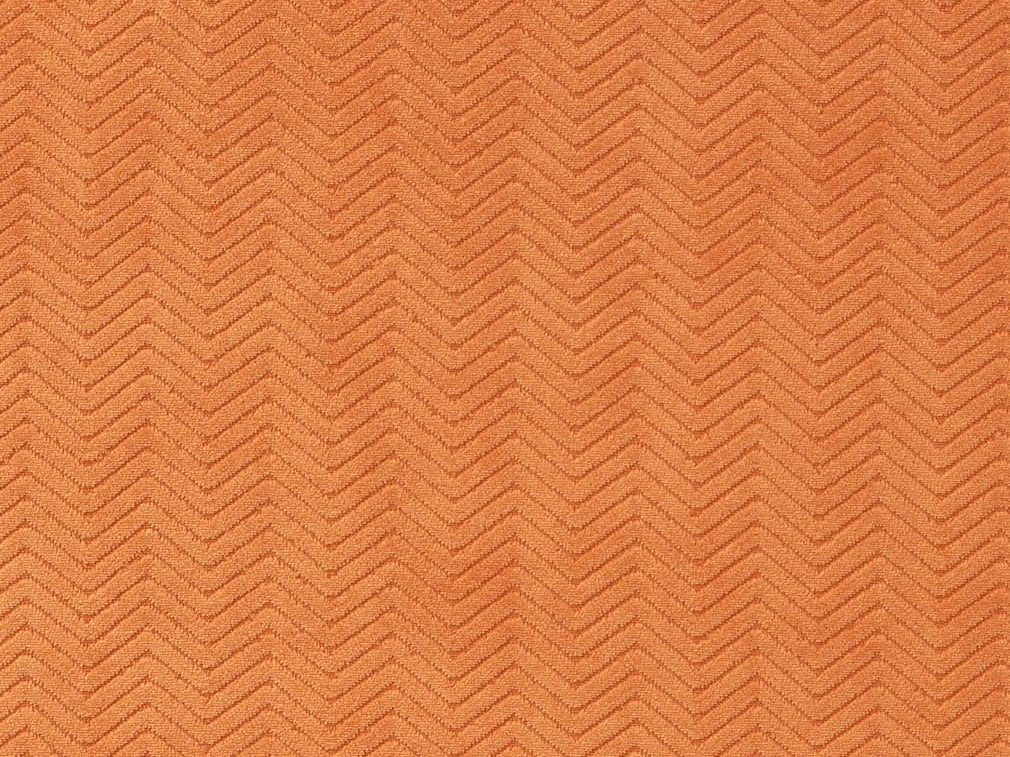 Heavy Duty Orange Geometric Chevron Upholstery Fabric