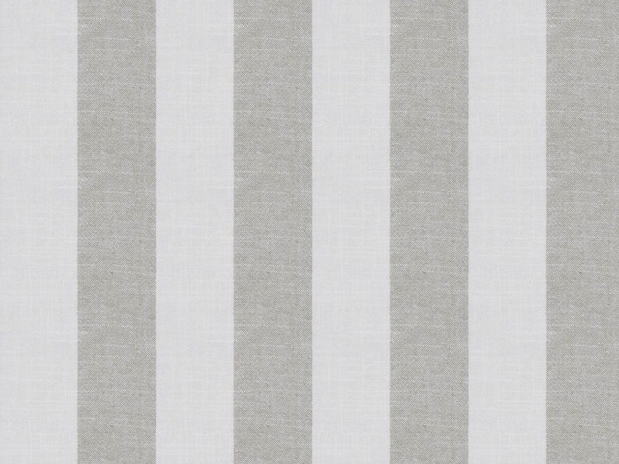 Linen Rayon Off White Grey Woven Nautical Stripe Upholstery Drapery Fabric