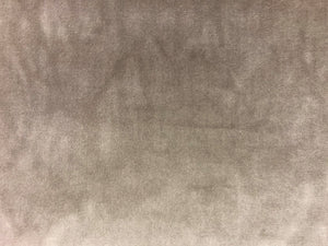 Designer Cotton Ash Taupe Neutral Velvet Upholstery Drapery Fabric