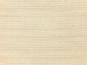 Designer Textured Woven Gray Beige Ivory Neutral MCM Mid Century Modern Tweed Basketweave Upholstery Drapery Fabric