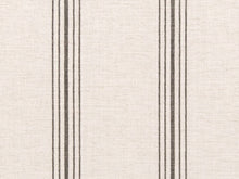 Load image into Gallery viewer, Crypton Water &amp; Stain Resistant Nautical Stripe Light Cream Dark Greige Upholstery Fabric