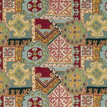 Load image into Gallery viewer, Lee Jofa Batangas Print Fabric / Red/Multi