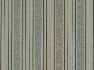 Seafoam Blue Brown Olive Stripe Upholstery Drapery Fabric