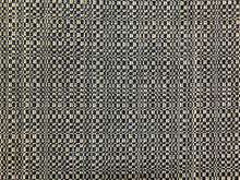 Load image into Gallery viewer, Zimmer-Rohde  Hodsoll McKenzie Evolution Collection Flax Linen Woven Navy Blue Beige Stain Resistant Upholstery Fabric