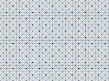 Load image into Gallery viewer, White Navy French Blue Geometric Embroidered Abstract Drapery Fabric
