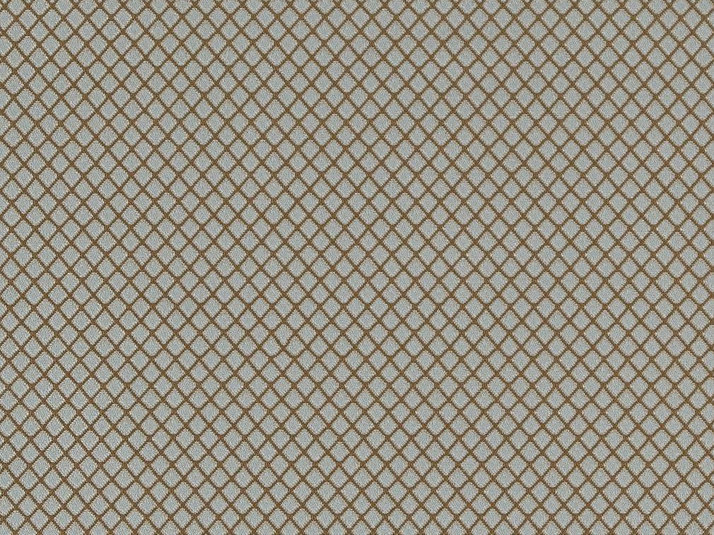 Seafoam Blue Brown Olive Petite Diamond Upholstery Drapery Fabric