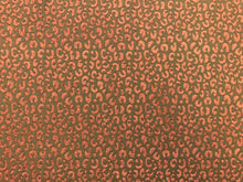 Load image into Gallery viewer, Kravet Brown Rusty Caramel Animal Pattern Cheetah Chenille Upholstery Drapery Fabric / Tanzia Cinnamon