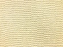 Load image into Gallery viewer, Designer Beige Cream Neutral Woven Chevron Geometric Upholstery Drapery Fabric