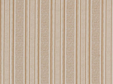 Load image into Gallery viewer, Champagne Beige Stripe Upholstery Drapery Fabric