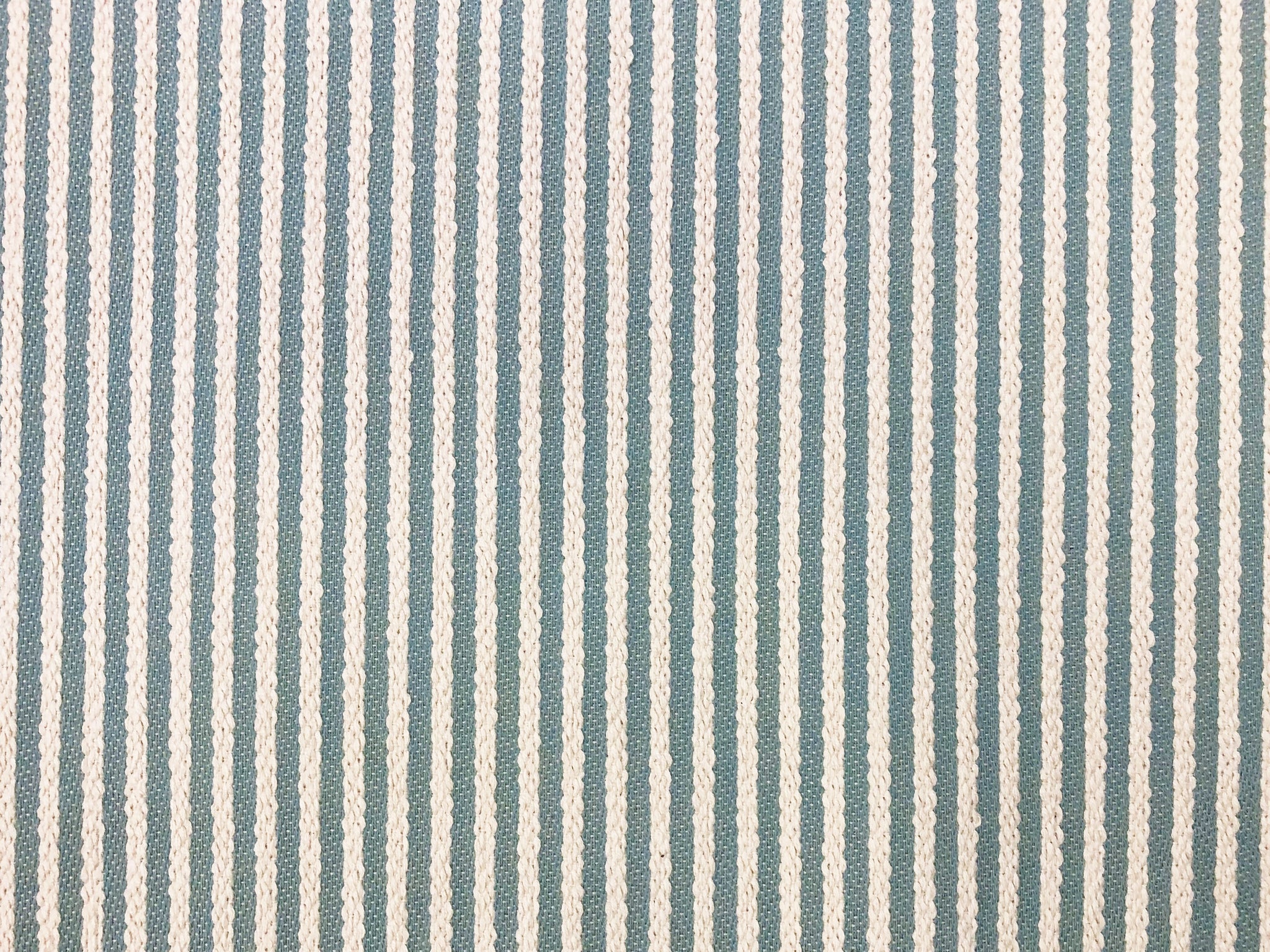 Blue Nautical Stripe Upholstery Fabric, Fabric Bistro, Columbia