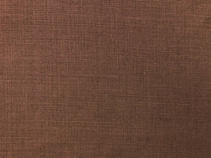 Brown Belgian Linen Upholstery Drapery Fabric