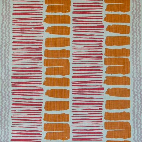 Lee Jofa Saltaire Fabric / Orange/Pink/Purple