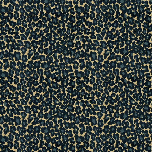Lee Jofa Le Leopard Fabric / Sapphire