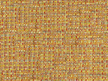 Load image into Gallery viewer, Water &amp; Stain Resistant Yellow Red Green Orange MCM Tweed Upholstery Fabric