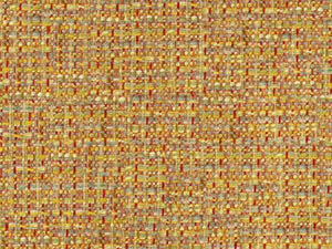 Water & Stain Resistant Yellow Red Green Orange MCM Tweed Upholstery Fabric