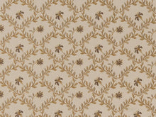 Load image into Gallery viewer, Heavy Duty Floral Brocade Beige Gold Ivory Brown Upholstery Drapery Fabric