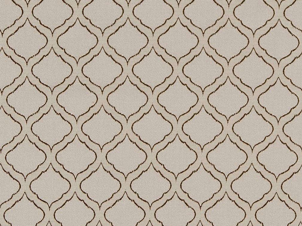 Silver Grey Brown Trellis Diamond Upholstery Drapery Fabric