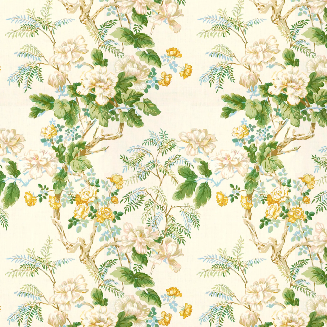 Lee Jofa Chinese Peony  Fabric / Gold