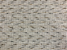 Load image into Gallery viewer, Designer Water &amp; Stain Resistant Beige Black Mustard Taupe Rustic Upholstery Drapery Fabric
